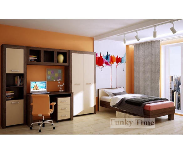 Готовая комната для одного ребенка Фанки Тайм - детская и подростковая мебель 
