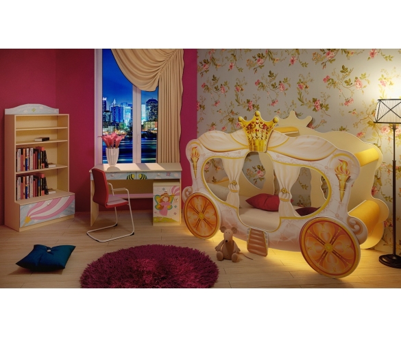 Детская комната для девочки с каретой + детская комната Фанки Бэби