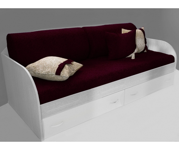 бордовй цвет подушки диванные размеры под заказ для низких кроватей и диванов