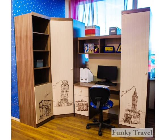 Детская модульная мебель для детей Фанки Тревел