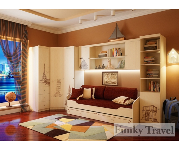 Фанки Тревал модульная мебель в подростковую комнату 