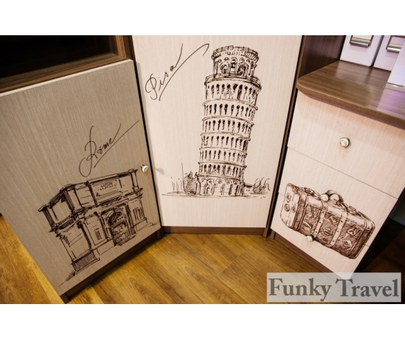 Фасады детской мебели Фанки Тревел