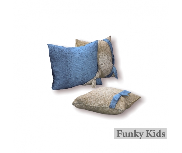 Комплект диваннх подушек цвет голубой