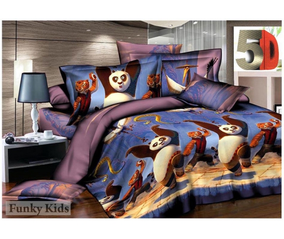 Кунг-фу Панда - постельное постельное белье 1,5 спальный