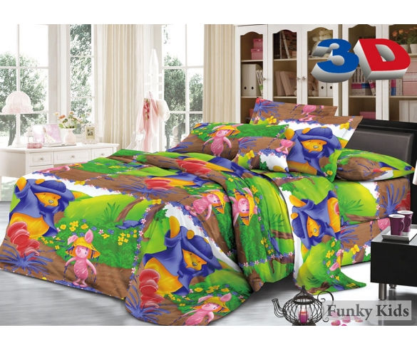 Винни Пух - постельное белье для детских комнат 