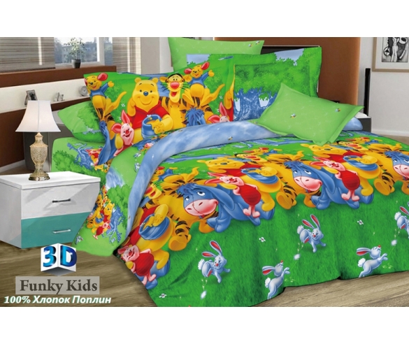 Комплект постельного белья для детей Винни Пух