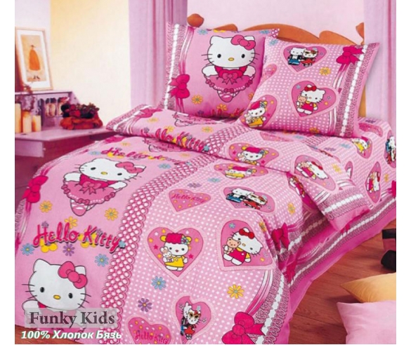 Китти - постельное белье для детских кроватей 