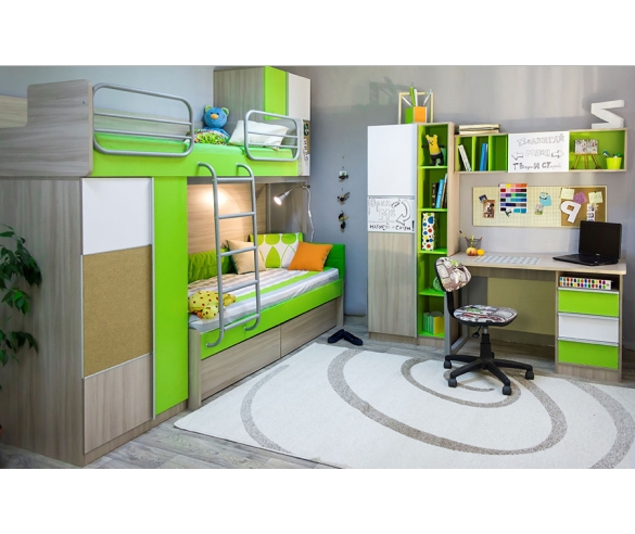 Комплект мебели для двоих детей серии Твист 