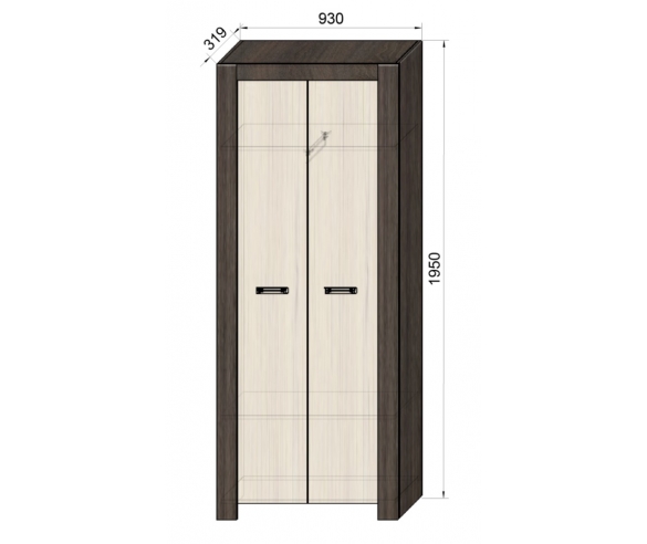 Схема с размерами шкаф Фанки Тайм ФТ-05