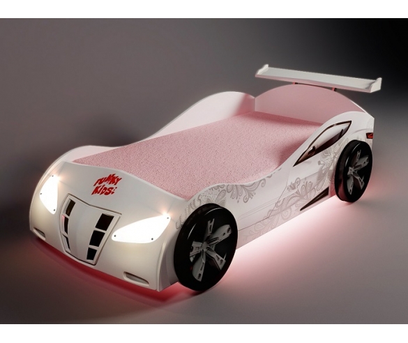 детская кровать-машина Ниссан с подъемным механизмом