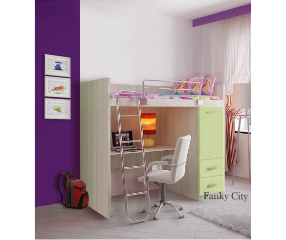 Рабочая зона Фанки Сити в интерьере