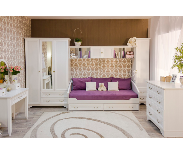 серия классика белая мебель для детей и подростков