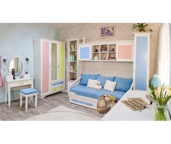 Кровать карамель в интерьере