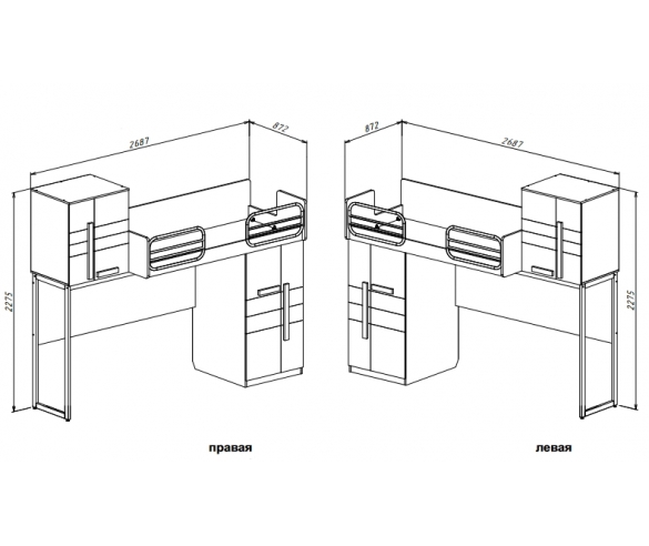 схема кровати чердака большого твист олли
