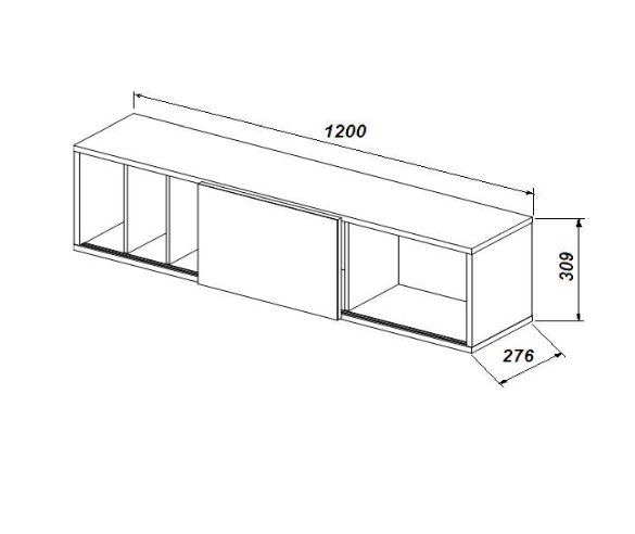 схема с размерами полка твист олли