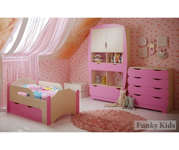 Мебель в детскую комнату для девочек Вырастайка 