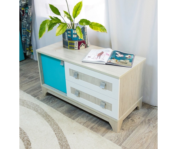 Комод в интерьере серия Индиго