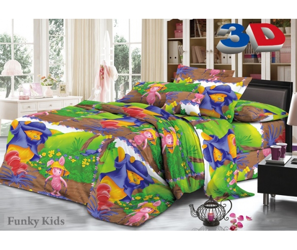Вини Пух NEW - постельное белье для детей, комплект 1,5 спальный 