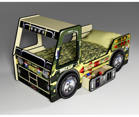 Кровать-машина Милитари