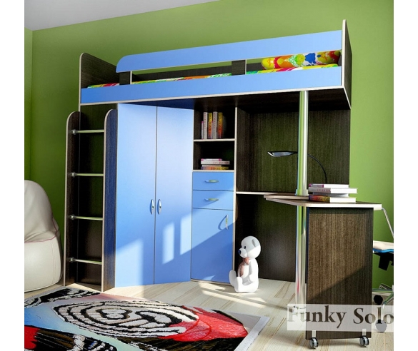 Кровать Фанки Соло 2 для детей от 2-х лет купить не дорого