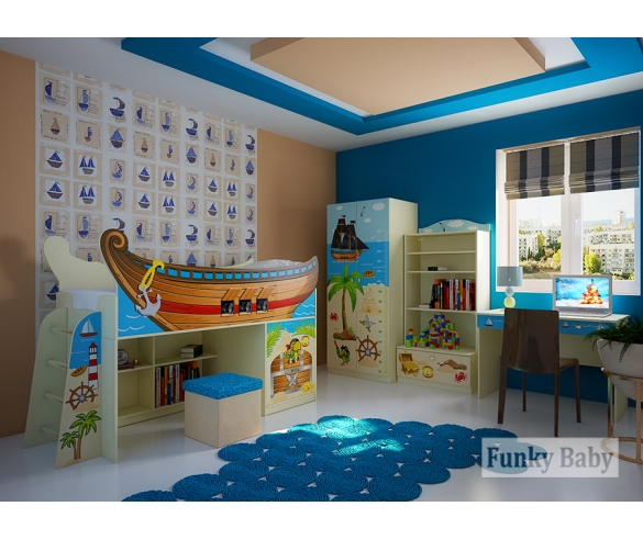 Готовая комната для детей Пираты от Фанки Бэби