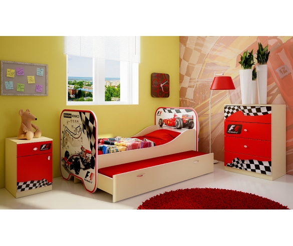 Мебель Формула 1 для детей в авто стиле