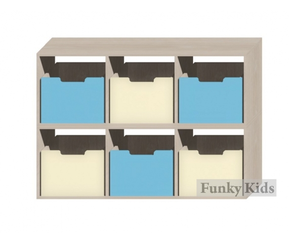 Двухъуровневая система хранения с ящиками Фанки Кидз