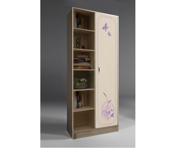 Стеллаж Фанки Лилак в цвете дуб Кремона