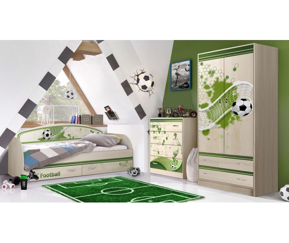 Детская мебель Футбол Фанки Кидз - готовая комната  
