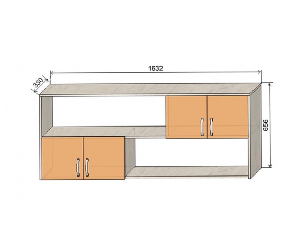 Схема надкроватного моста Волшебный Город