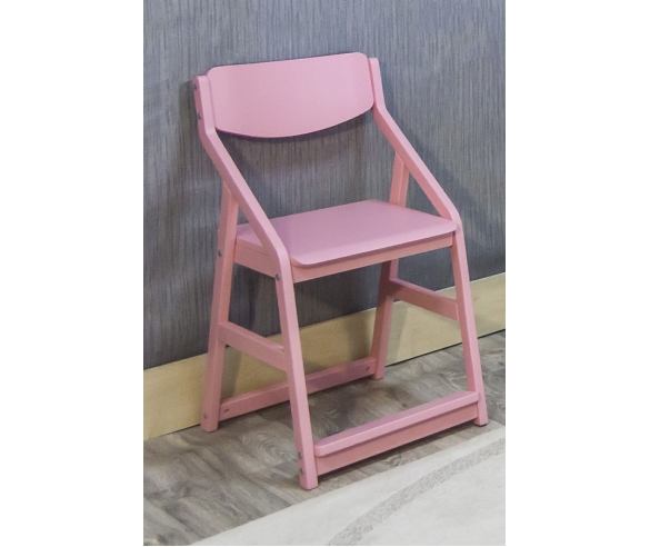 Растущий стул Робин Wood, цвет - розовый 
