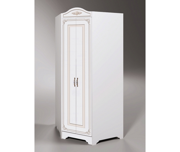 Угловой шкаф Ноктюрн: цвет декора Мокко