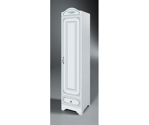 Пенал с ящиком Ноктюрн: цвет декора Аквамарин