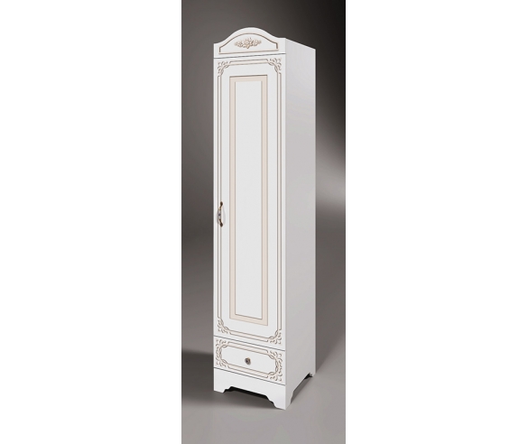 Пенал с ящиком Ноктюрн: цвет декора Мокко