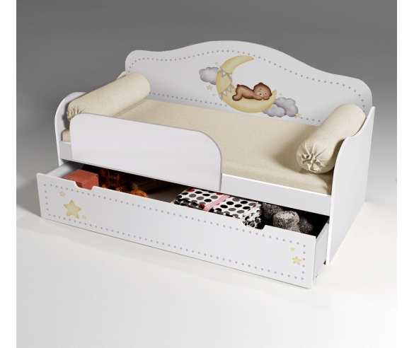 Детская кровать Мишка 40029 с бортиком