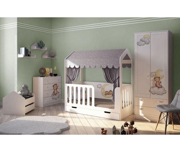 Детская мебель Мишка - готовая комната 