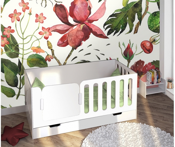 Кровать Сказка со сплошным бортиком ДС-29