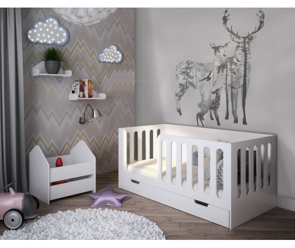 кровать с дополнительным выкатным ящиком 