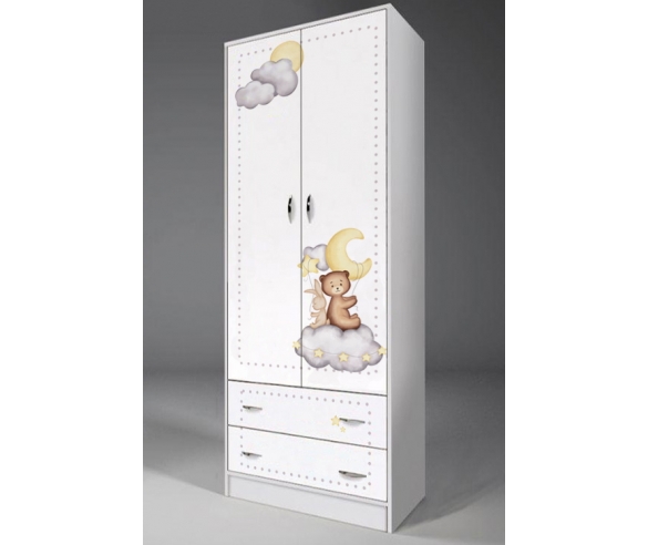Шкаф двухдверный Мишка МК-13/3