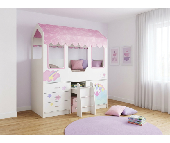 Кровать Домик ДС-14 Пони 