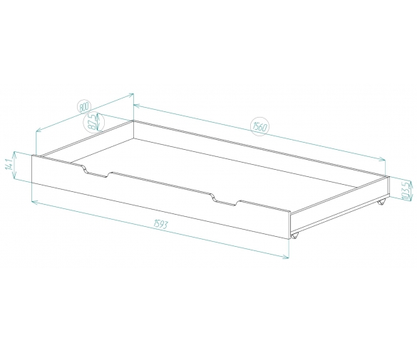 Схема нижнего ящика