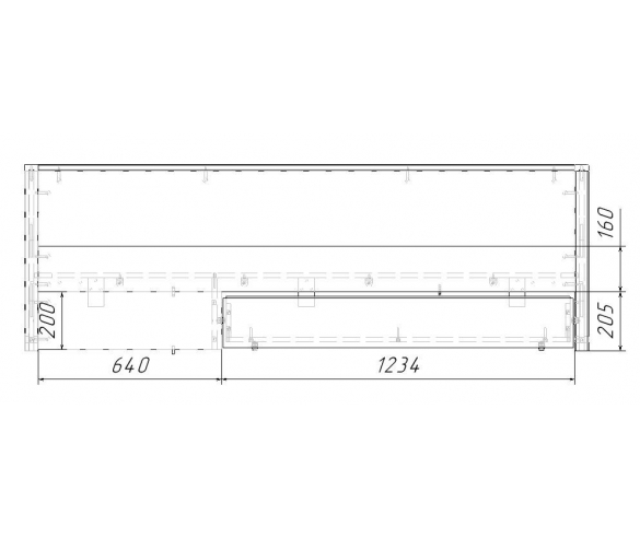 Кровать нижняя с фальшпанелью схема