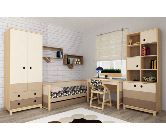 Композиция со стеллажом