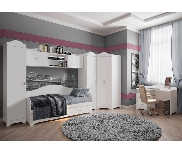 Угловой шкаф Кристалл в интерьере