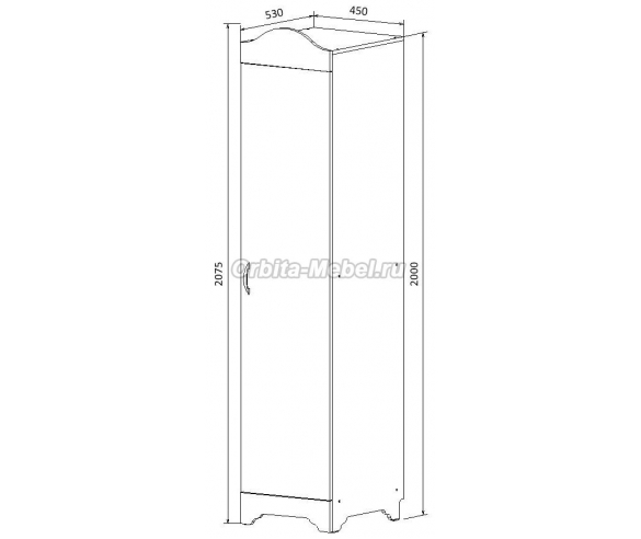 Схема пенала Кристалл