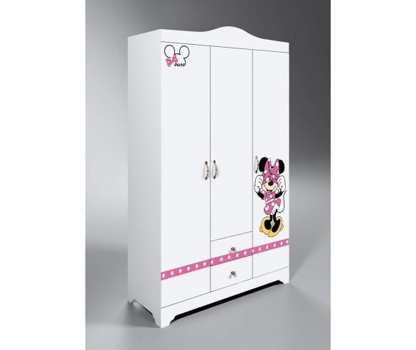Трехдверный шкаф Минни Маус