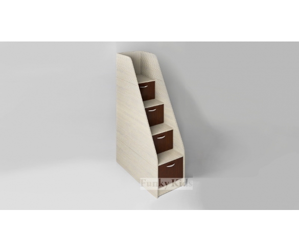 Лестница-комод с ящиками в ступенях 