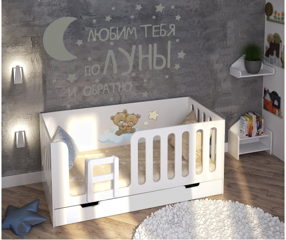 Кровать с высоким бортиком