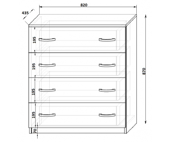 Схема комода Капитан