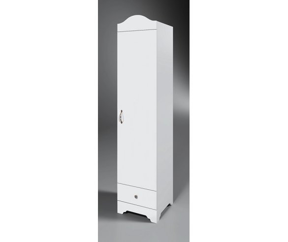 Шкаф-пенал с ящиком Кристалл